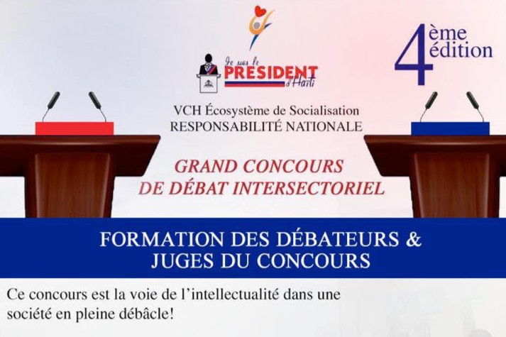 Lancement de la quatrième édition du concours de débat « Je suis le président d'Haïti »